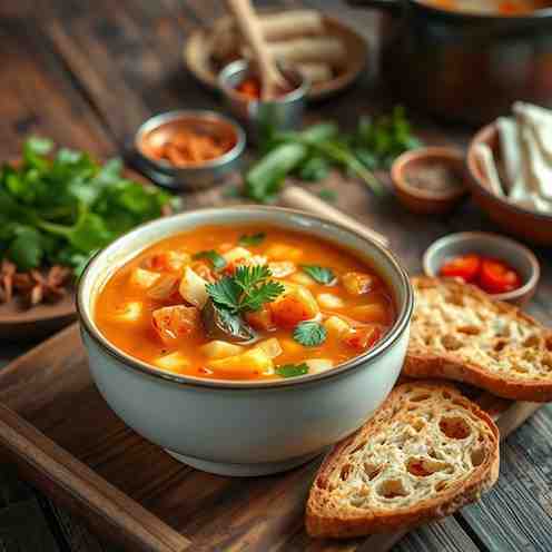 Spice-Infused Fah-fah - Soup Recipe